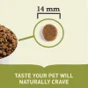 Acana Sport & Agility Dog Food kibble size chart showing 14mm kibble and taste pets naturally crave