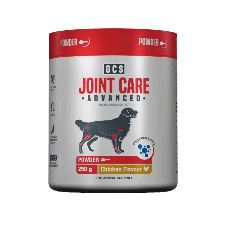 GCS Joint Care Advanced powder supplement for dogs 250g chicken flavour – Smart Tac joint health