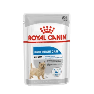 CCN18-LIGHT-FACING-POUCH-85_S_High_Res.___Print_77406 Royal Canin Light Weight Care Loaf Pouch Wet Food