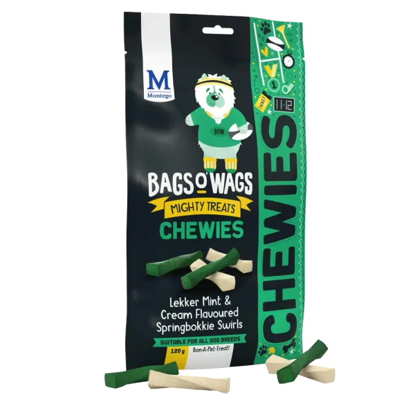 3 Montego Bags O' Wags Springbokkie Swirls