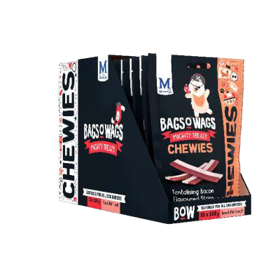 4 Montego Bags O' Wags Bacon Strips