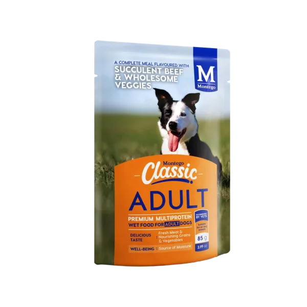 4 Montego Classic Wet Adult Beef & Veg Merch